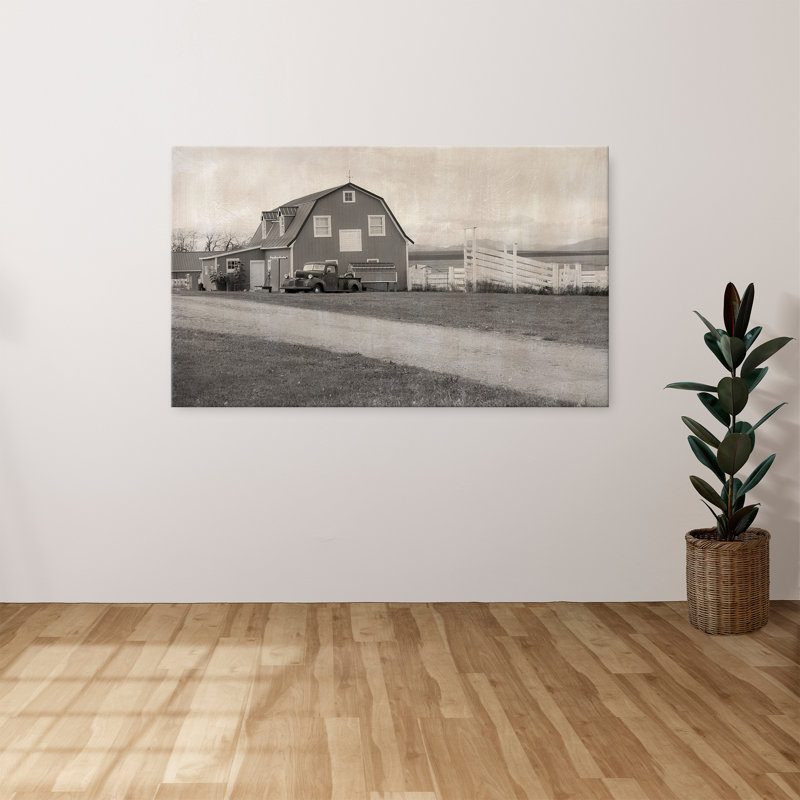 "Farm Day" by Carol Robinson Print on Canvas, 28" H x 48" W x 1.5" D