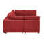 Canapé modulaire réversible en velours côtelé-1881096066
