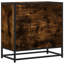 60cm W Metal Bedside Table-2140315944