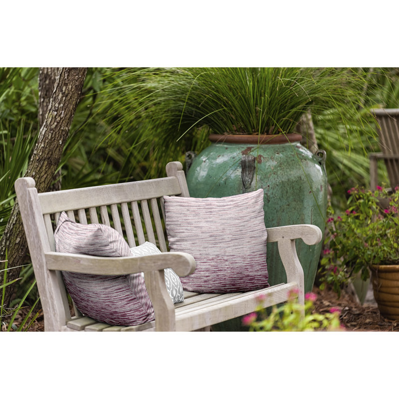 Housse de coussin d'extérieur carré Beach Insert, Mauve, 16 po x 16 po