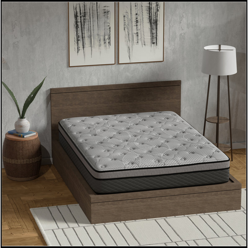 Hybrid 12 Inch Medium Firm Mattress With Pocketed Coils, California King