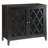 Black Console Table with Shelf Inside