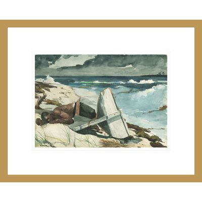 «After the Hurricane Bahamas» par Winslow Homer, impression giclée sur cadre