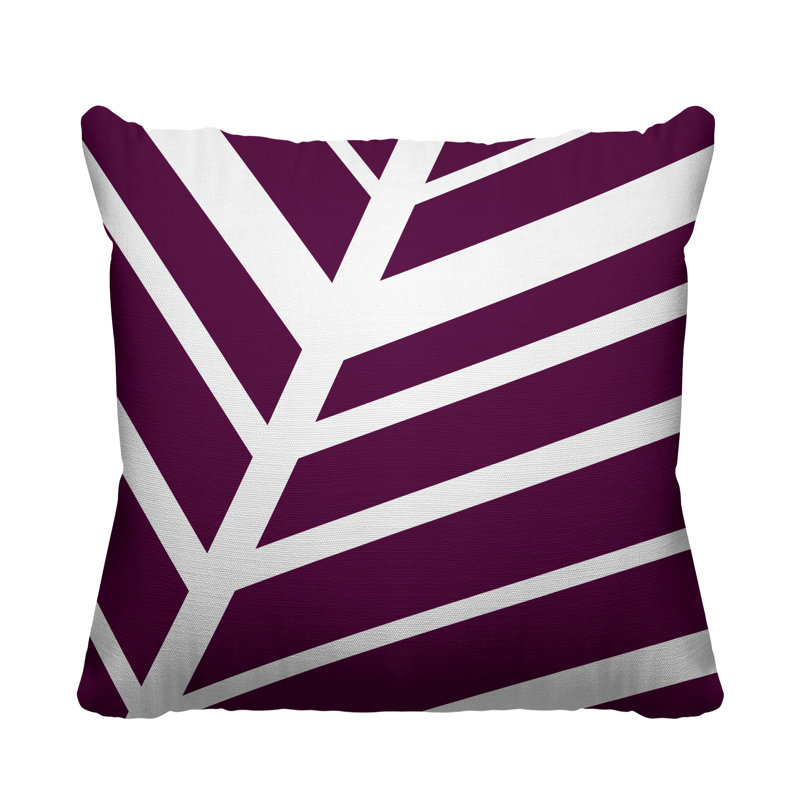 Coussin décoratif intérieur / extérieur Sanford, L 15 po x H 15 po, Mauve