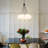 7- Light  Modern Chandelier Sputnik Chandelier Glass Chandelier With White Glass