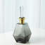 Smoke Decanter w/Gold Neck