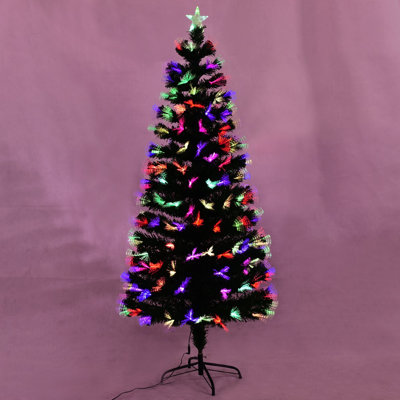 Lighted Artificial Pine Christmas Tree
