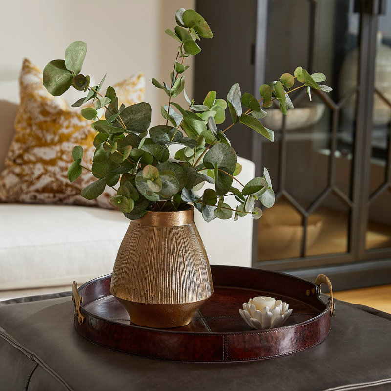 Dorado Handcrafted Aluminum Table Vase