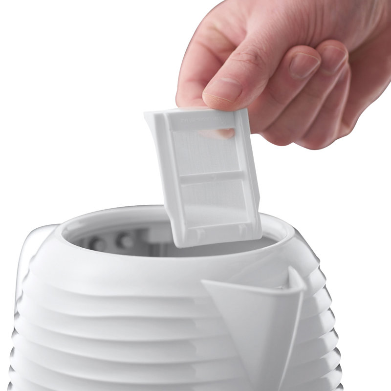 Russell Hobbs Inspire Electric Kettle 1.7L Textured Plastic, White