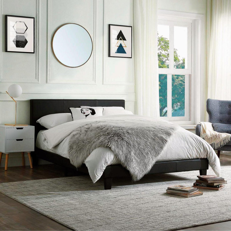 Aad Upholstered Bed, Double (4'6)