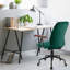 Chaise de travail en velours Limburg-544024759