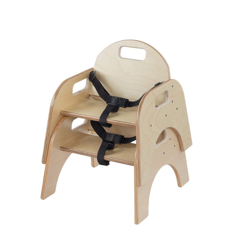 Woodie Chair Carton, Includes Belt Strap, 7", Standard Birch