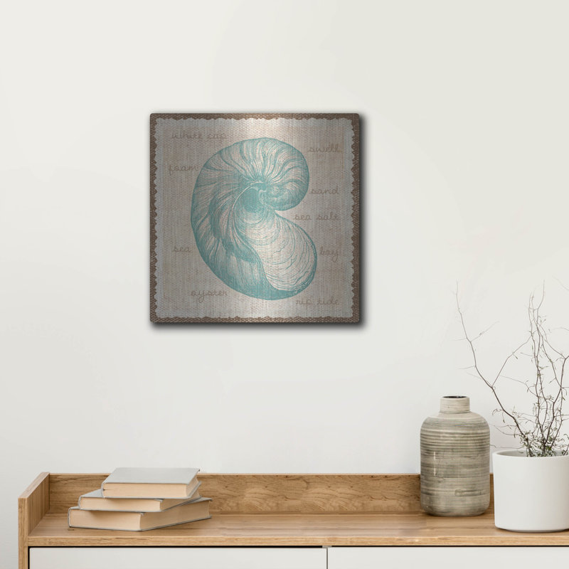  «Oyster» par Erin Clark, art mural en métal, 12 po x 12 po, H 12 po x l 12 po 