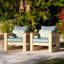 Chaise de patio avec coussins Sehrish-809701065