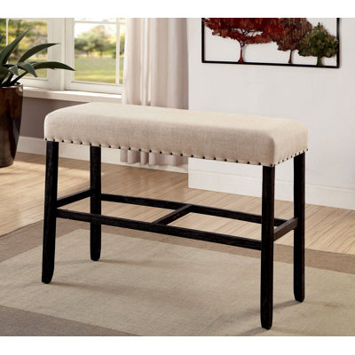 Banc recouverts de tissu d'ameublement