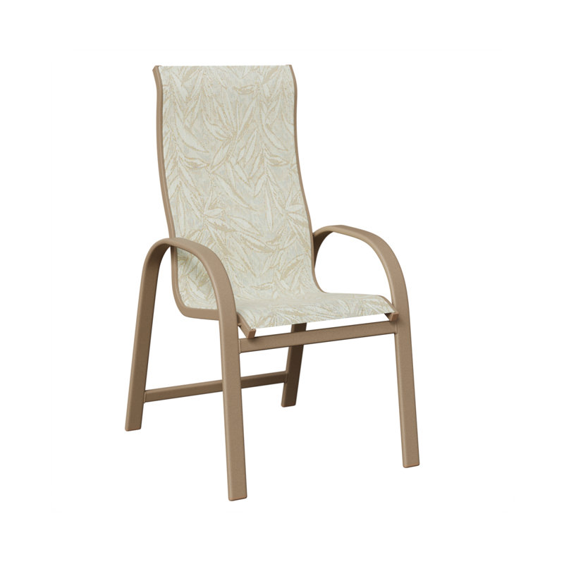 Chaise de salle à manger Murphy, Montego Bay, Aluminium, chêne, veine de bois