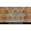 Tapis bleu / doré en laine touffeté à la main Cardwell-17827776