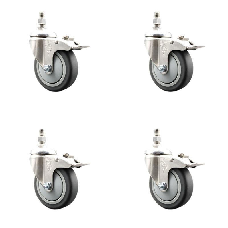 Thermoplastic Rubber Casters