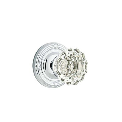 Emtek Passage Knobset w/ Ribbon & Reed and Astoria Glass Knob