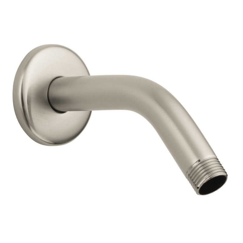 Bras de douche 1/2 "avec bride Showerpower, Nickel brossé