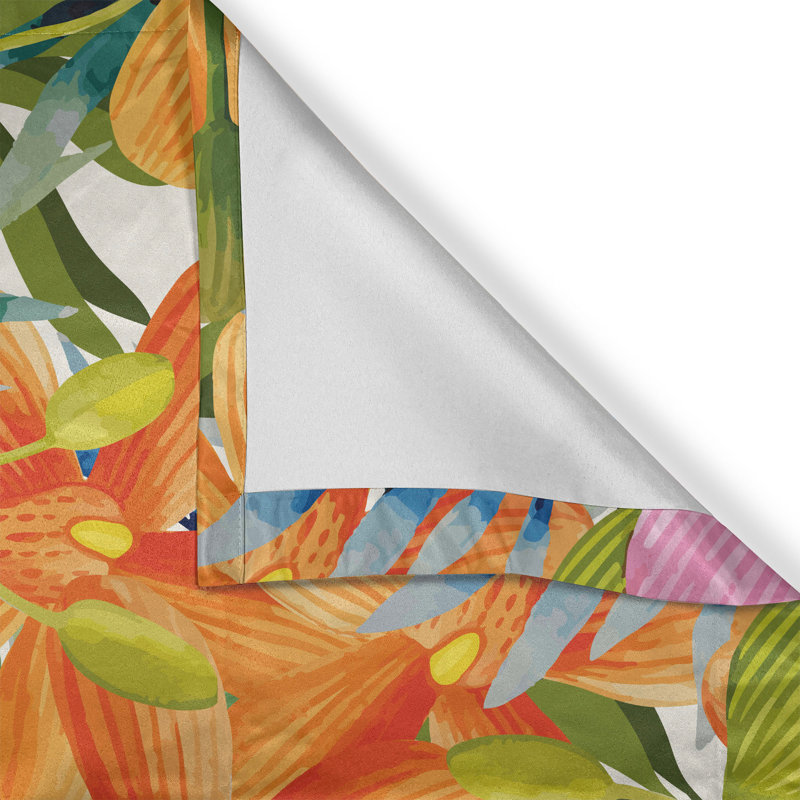 Semi Sheer Curtain Pair