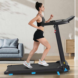 3.0 HP Foldable Treadmill With Incline,10MPH Treadmills With Heart Rate Sensors,Type C & USB Charge ,Bluetooth Speaker