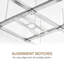 Ensemble de 24 supports de plaque de fixation pour boîtier d'encastrement de 4,25 pouces - Durable pour la nouvelle construction et le remodelage-133256481
