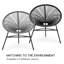 Las Brisas Metal Outdoor Lounge Chair-42115054