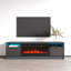 Meuble télé 63 po avec foyer électrique, finition brillante 63 po-70760400