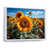 White Floater Framed