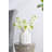 Off White Ceramic Table Vase-21250316