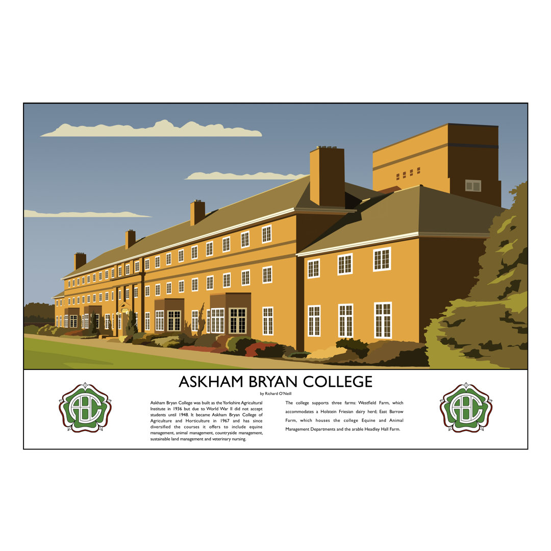 Askham Bryan College V2 by Richard O'Neil - Graphic Art Print on Paper