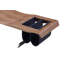 Solid Ash Wood Irregular Long Lounge Chair