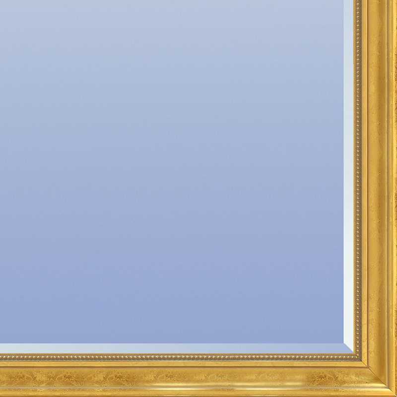 Franchesska Wood Rectangle Wall Mirror, 24" x 36"