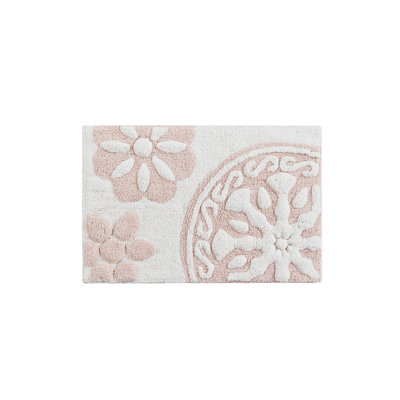 Tapis de bain en coton touffeté Medallion