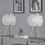 Lampe de table trépied dorée moderne 19 po Marjorie-643968492