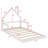 Floor Bed With House-Shaped Headboard-669679276