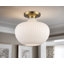 Plafonnier semi-encastré 1 lumière 12 po Collina-66203356