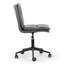 Chaise de travail pivotante en similicuir Moller-1034719726