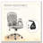 Luxury Tufted Office Chair With 360 Degree Swivel For Home And Office