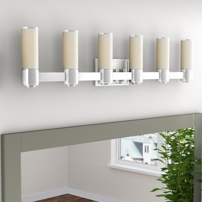Baleria 6 - Light Dimmable Vanity Light, Polished Nickel