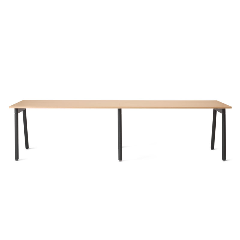 Bureau simple Series A, H 29 po x L 114 po x l 27 po, Chêne naturel