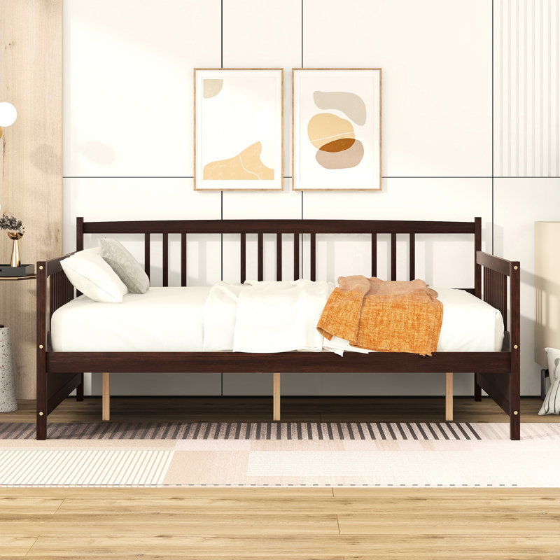 Lit de jour double - et à la mode pour le salon de la chambre à coucher, lit double / avec structure solide de finition, multifonctionnel et espace, rangement