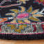 Hand Tufted Wool/Cotton Oriental Rug in Black/Pink-966172041