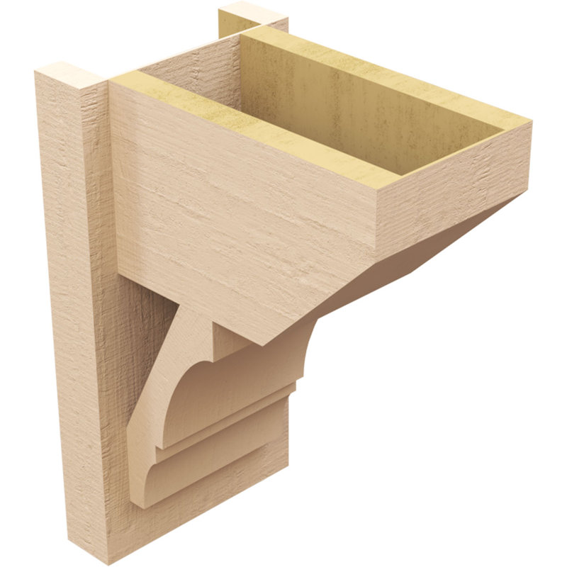 Bois de cèdre brut Balboa Slat, H 16 po x l 8 po x P 12 po