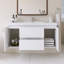 Meuble-lavabo mural simple 48 po avec plateau en résine intégré blanc-2061059036-2061059038