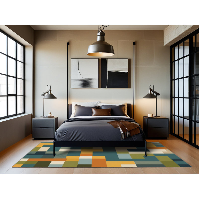 Tapis mosaïque Mosaic, Carré 6 pi
