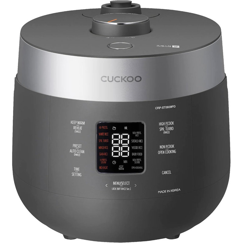 CUCKOO 6-Cup HP Twin Pressure Rice Cooker