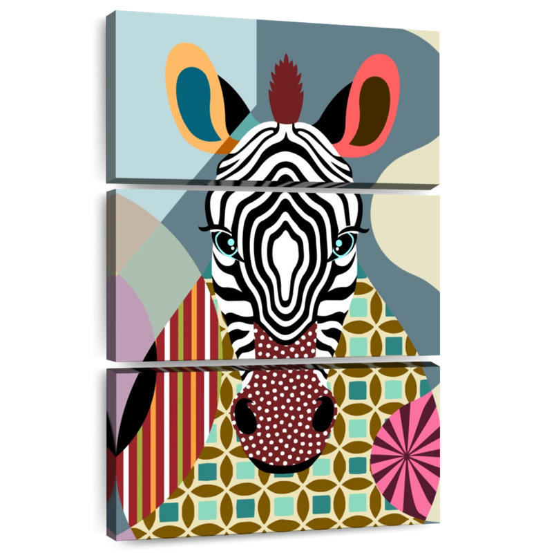 Brampt Spectrum Zebra, 45" H x 28" W