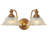 Junathean Modern Vanity Light With Crystal Glass Shade-1029630989